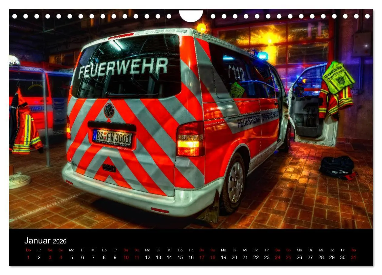 Bild: 9783457887608 | Berufsfeuerwehr Braunschweig (Wandkalender 2026 DIN A4 quer),...