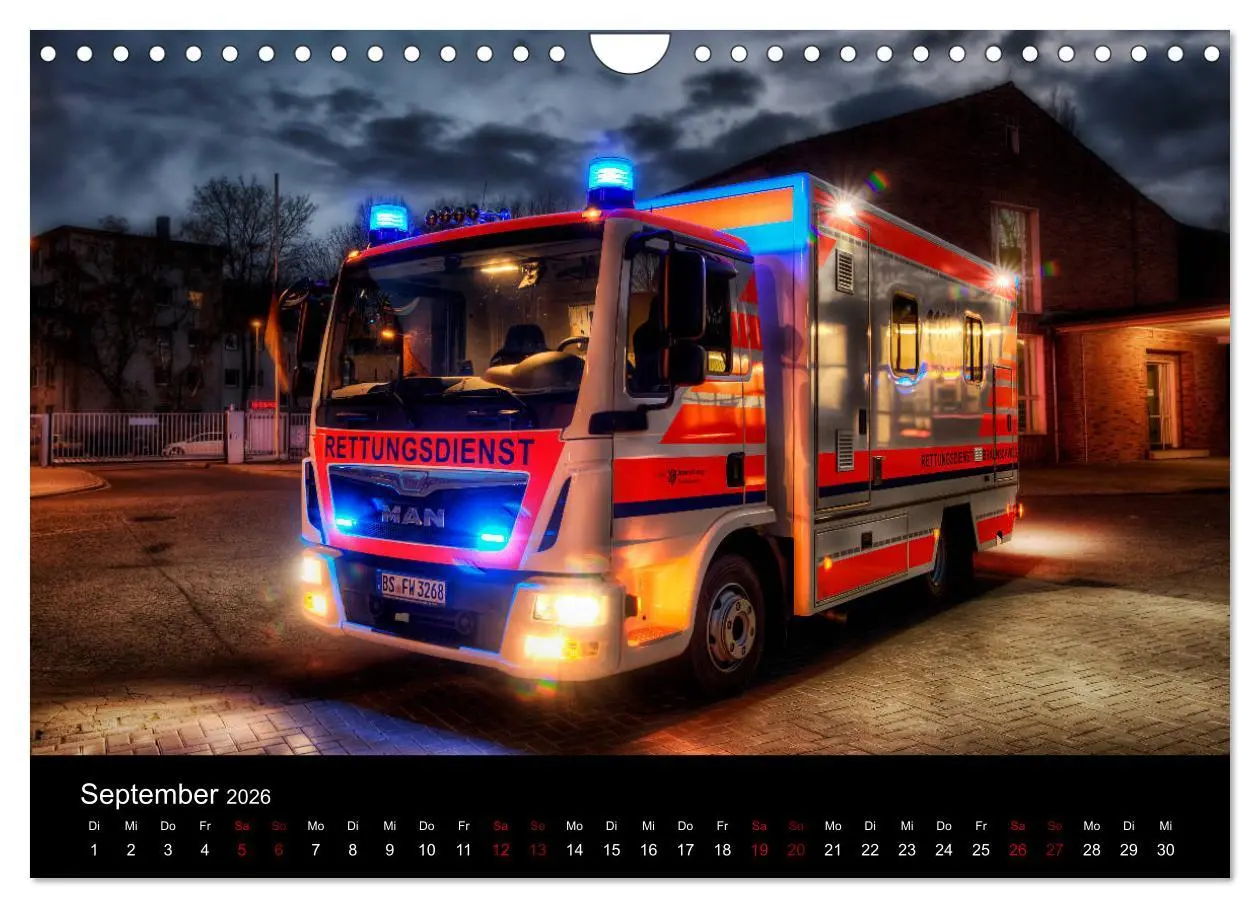 Bild: 9783457887608 | Berufsfeuerwehr Braunschweig (Wandkalender 2026 DIN A4 quer),...