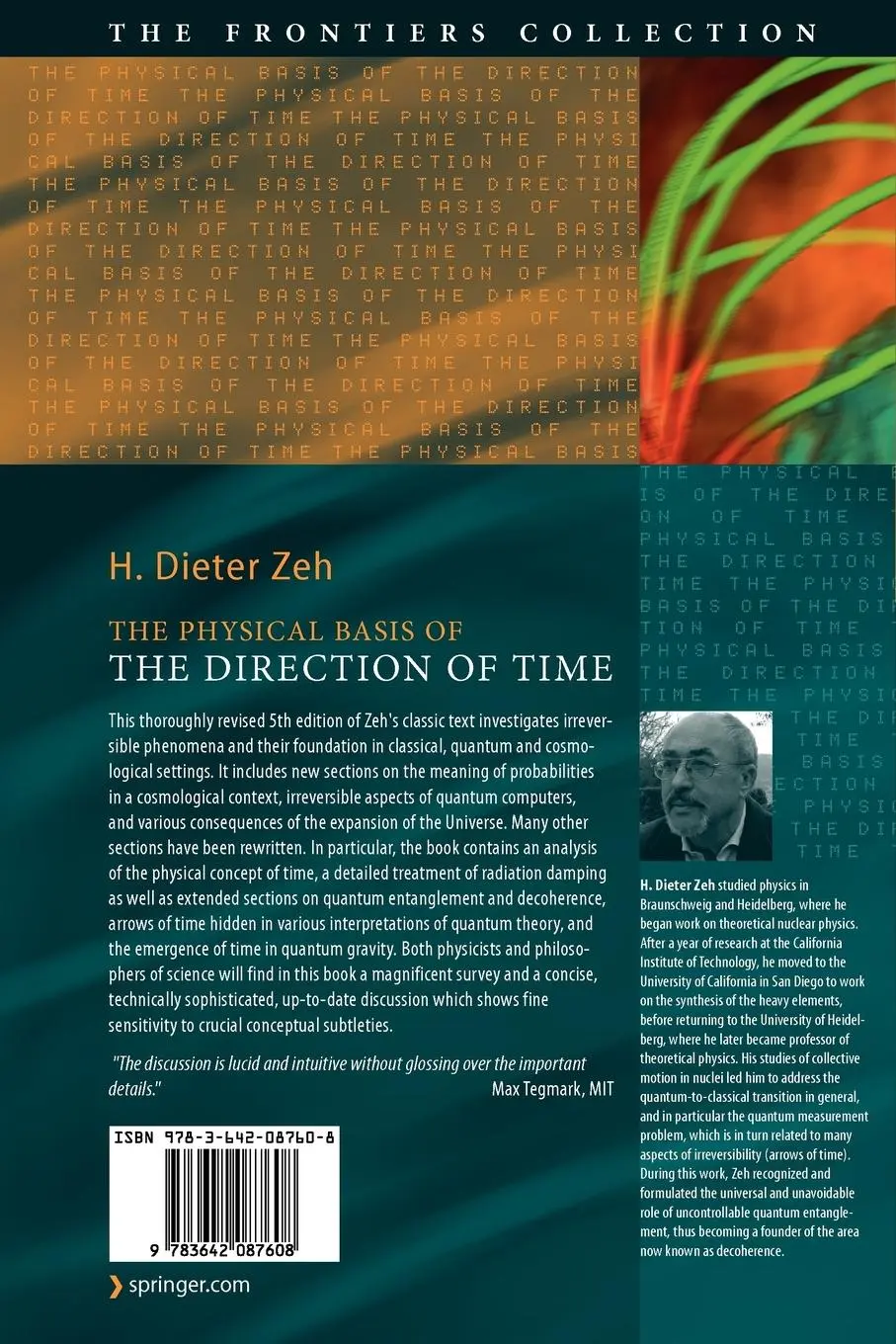 Rückseite: 9783642087608 | The Physical Basis of The Direction of Time | H. Dieter Zeh | Buch