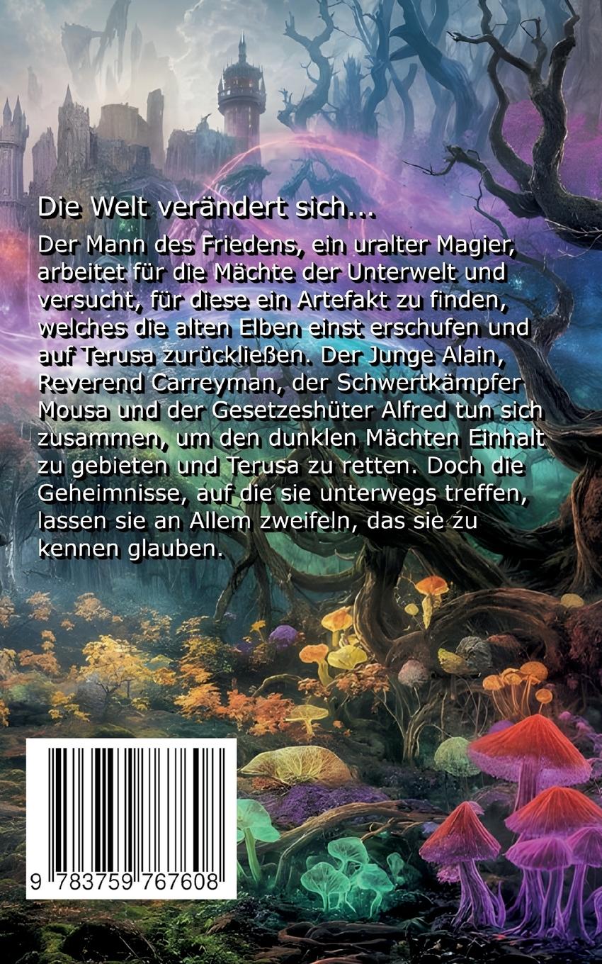 Rückseite: 9783759767608 | Terusa | Eine magische, dunkle Reise | David Stelzl | Taschenbuch