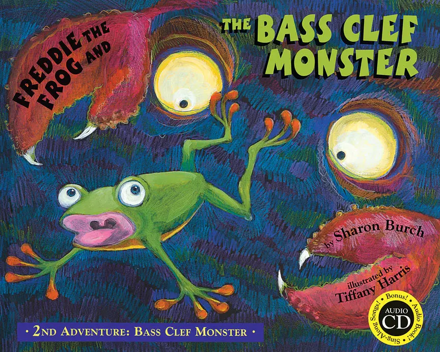 Cover: 884088537708 | Freddie the Frog and the Bass Clef Monster | Buch + CD | 2010