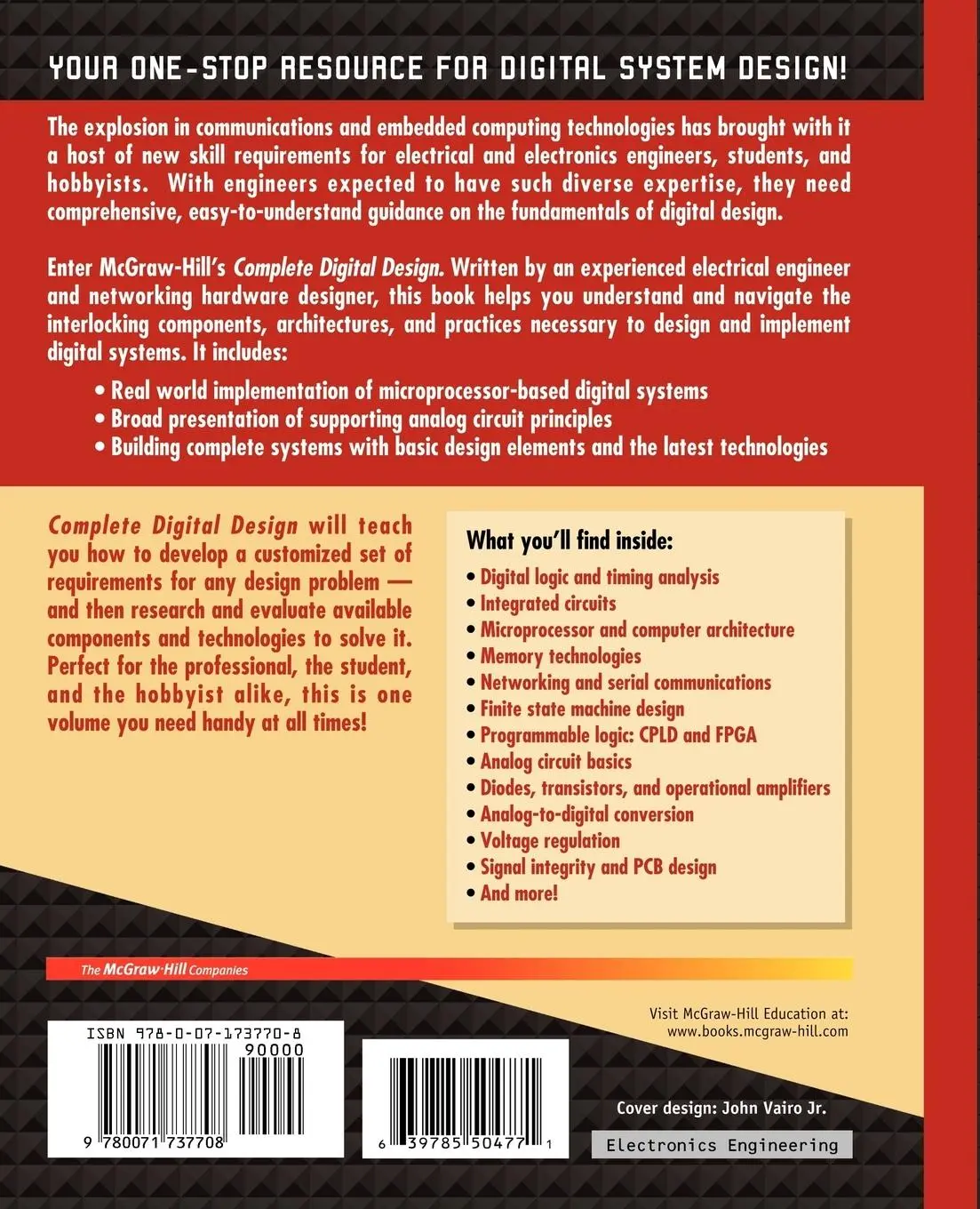 Rückseite: 9780071737708 | Complete Digital Design | Mark Balch | Taschenbuch | Englisch | 2003