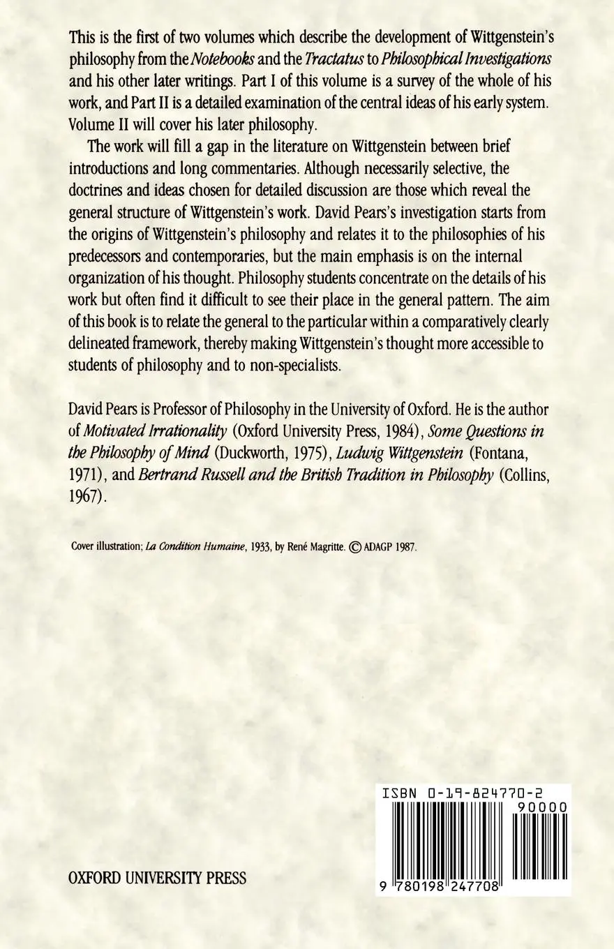Rückseite: 9780198247708 | The False Prison | David Pears | Taschenbuch | Kartoniert / Broschiert