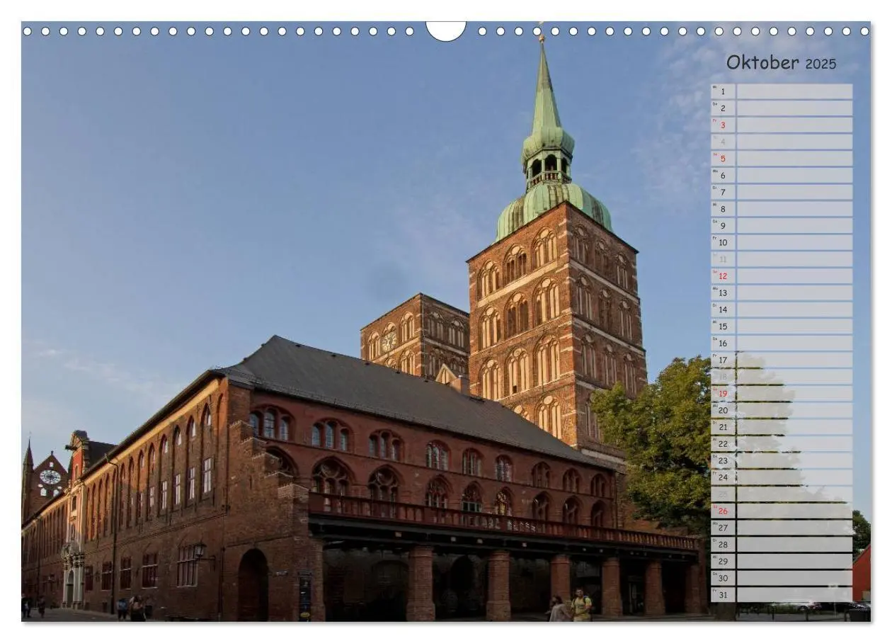 Bild: 9783435547708 | Stralsund. Das Tor zur Insel Rügen (Wandkalender 2025 DIN A3 quer),...