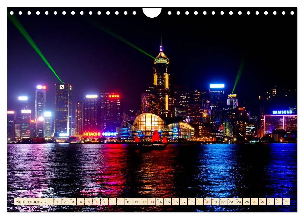 Bild: 9783457947708 | Metropolen der Welt - Skylines in der Nacht (Wandkalender 2026 DIN...