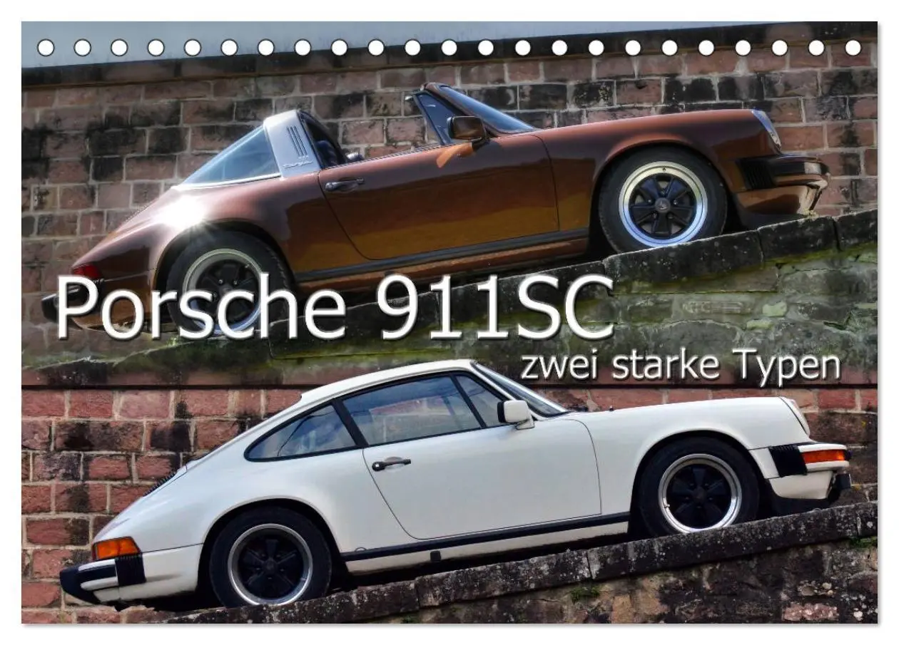 Cover: 9783516037708 | Porsche 911SC - zwei starke Typen (Tischkalender 2026 DIN A5 quer),...