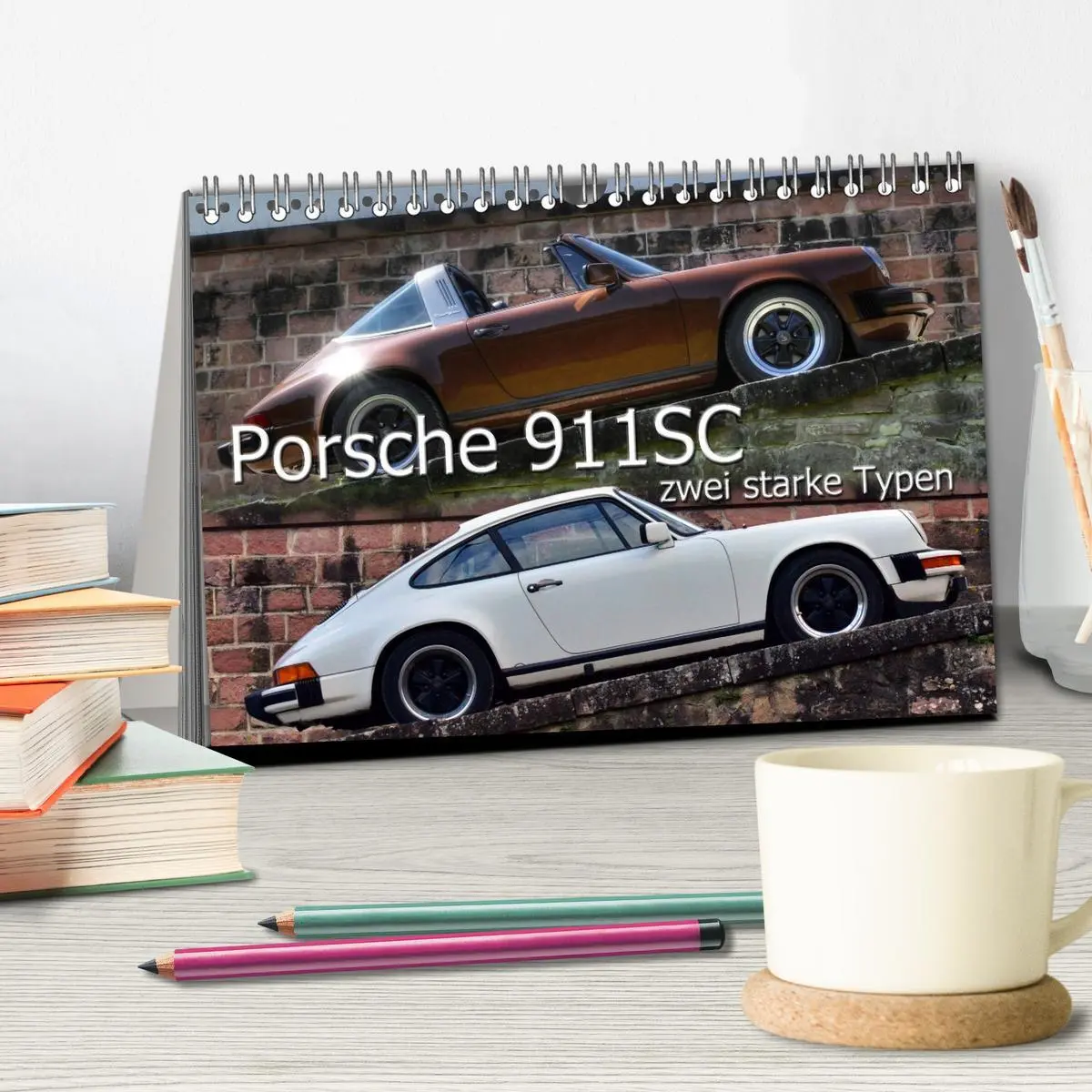 Bild: 9783516037708 | Porsche 911SC - zwei starke Typen (Tischkalender 2026 DIN A5 quer),...