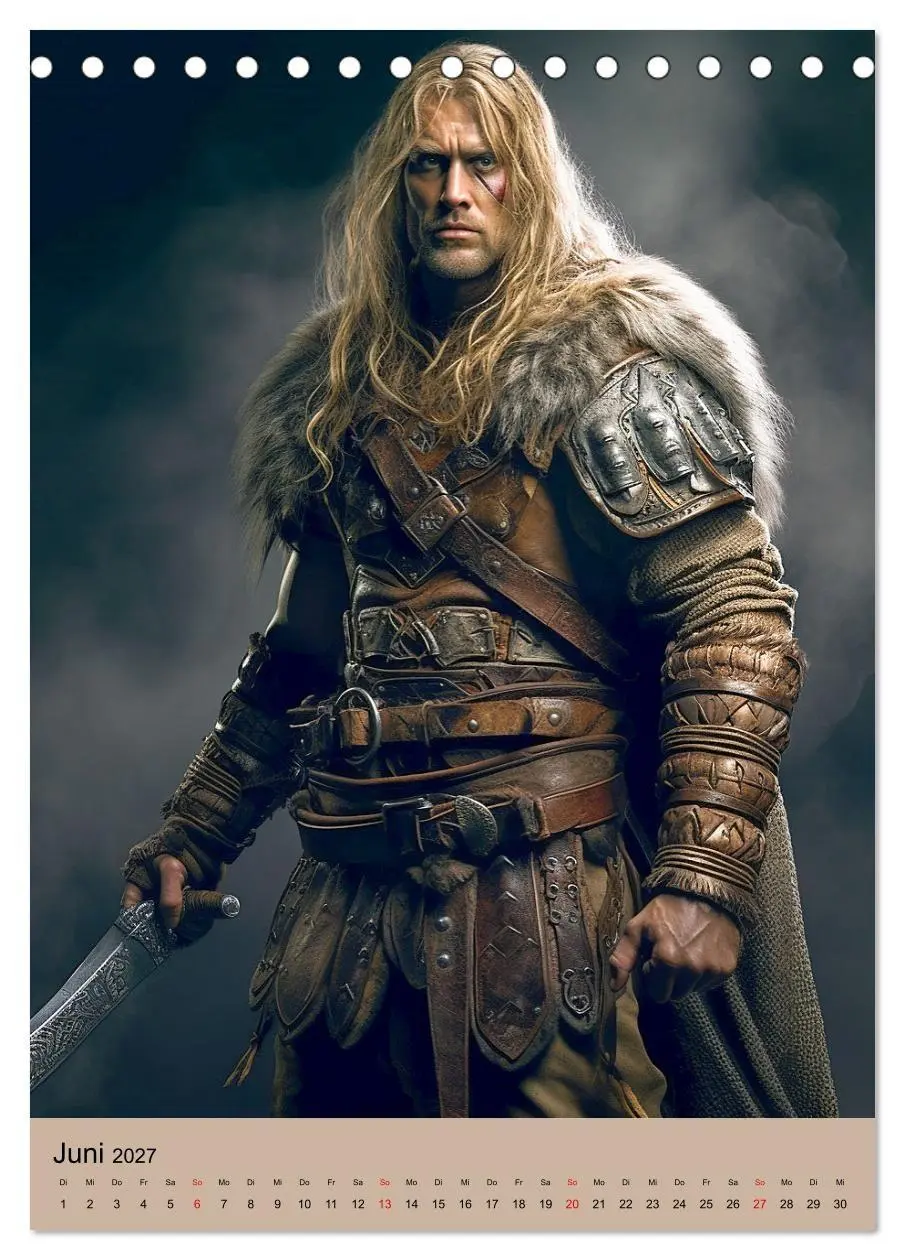 Bild: 9783569297708 | Wikinger-Fantasy. Wilde Krieger aus dem Norden (Tischkalender 2027...