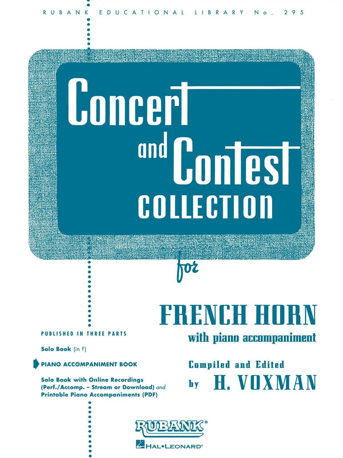Cover: 73999717808 | Concert And Contest Collection - Horn (PA) | Rubank Solo Collection