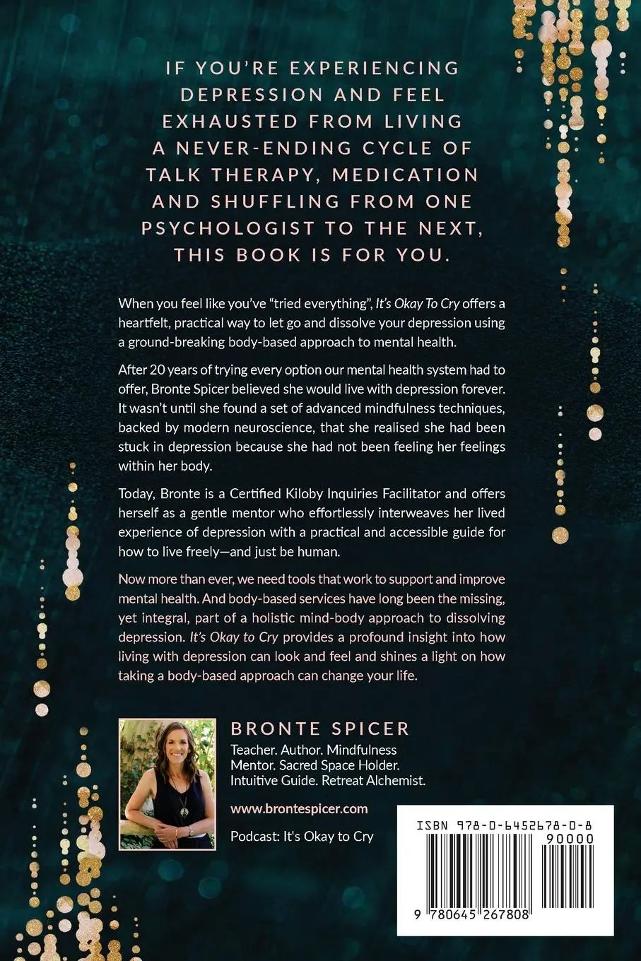 Rückseite: 9780645267808 | It's Okay to Cry | Bronte Spicer | Taschenbuch | Englisch | 2021