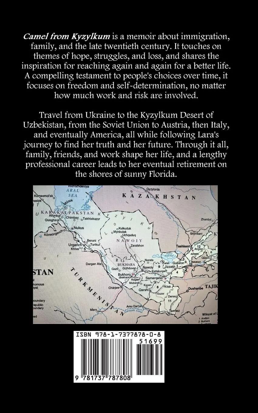 Rückseite: 9781737787808 | Camel from Kyzylkum | A Memoir of My Life Journey | Lara Gelya | Buch