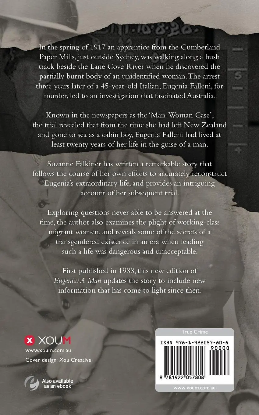 Rückseite: 9781922057808 | Eugenia | A Man | Suzanne Falkiner | Taschenbuch | Englisch | 2014
