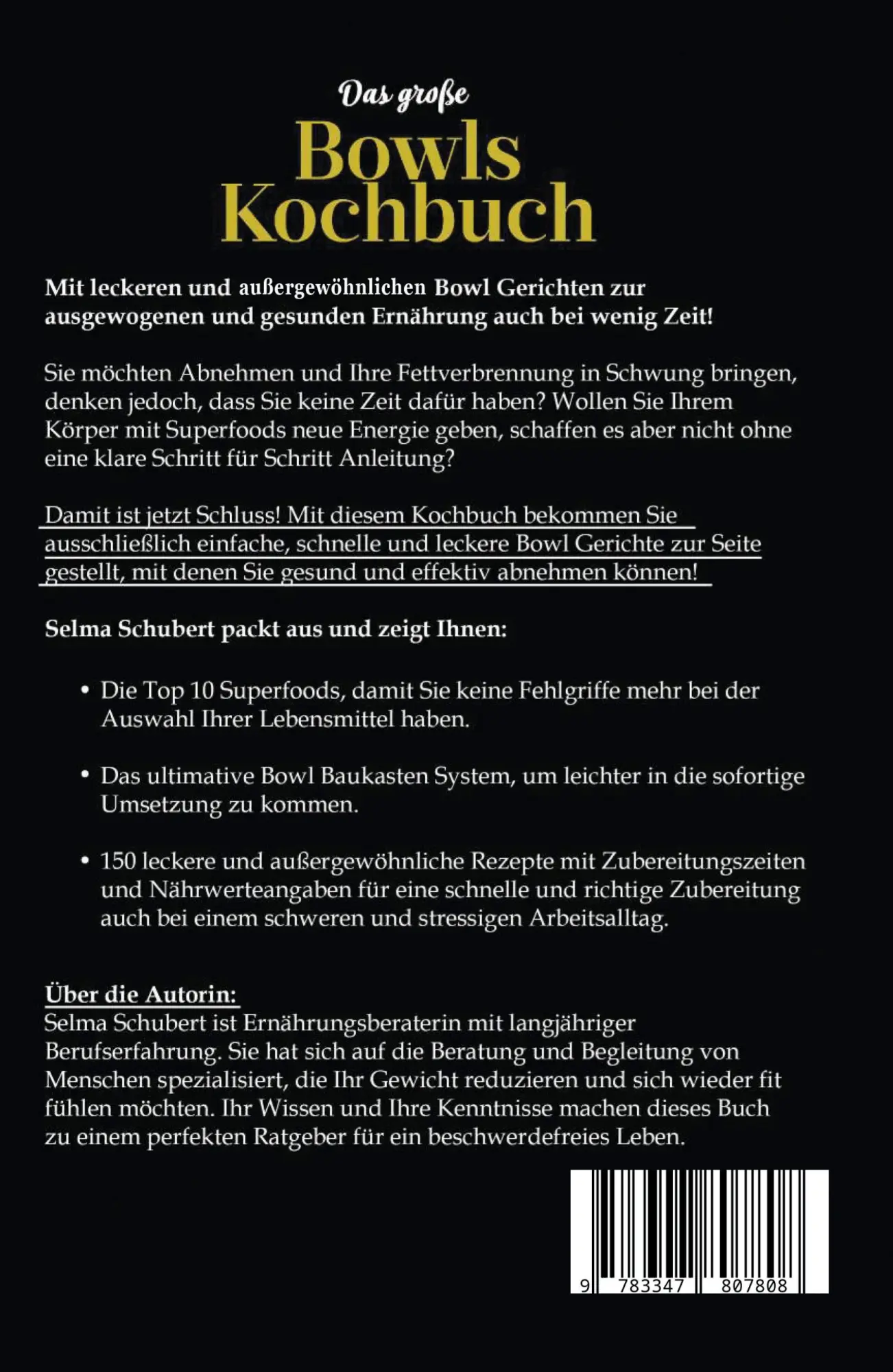 Rückseite: 9783347807808 | Das große Bowls Kochbuch! Inklusive Bowl Baukasten und...