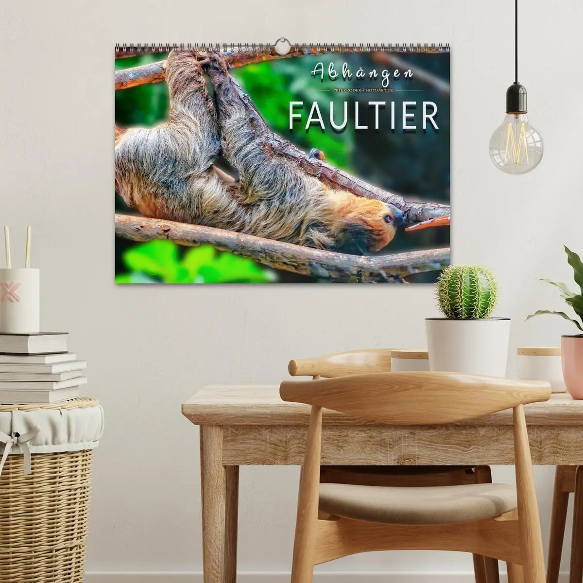 Bild: 9783457937808 | Abhängen - Faultier (Wandkalender 2026 DIN A3 quer), CALVENDO...