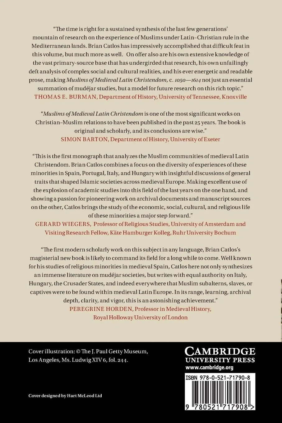 Rückseite: 9780521717908 | Muslims of Medieval Latin Christendom, c.1050-1614 | Brian A. Catlos