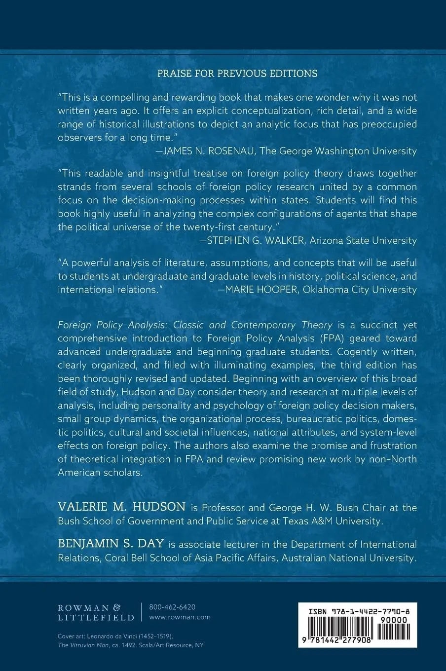 Rückseite: 9781442277908 | Foreign Policy Analysis | Classic and Contemporary Theory | Buch