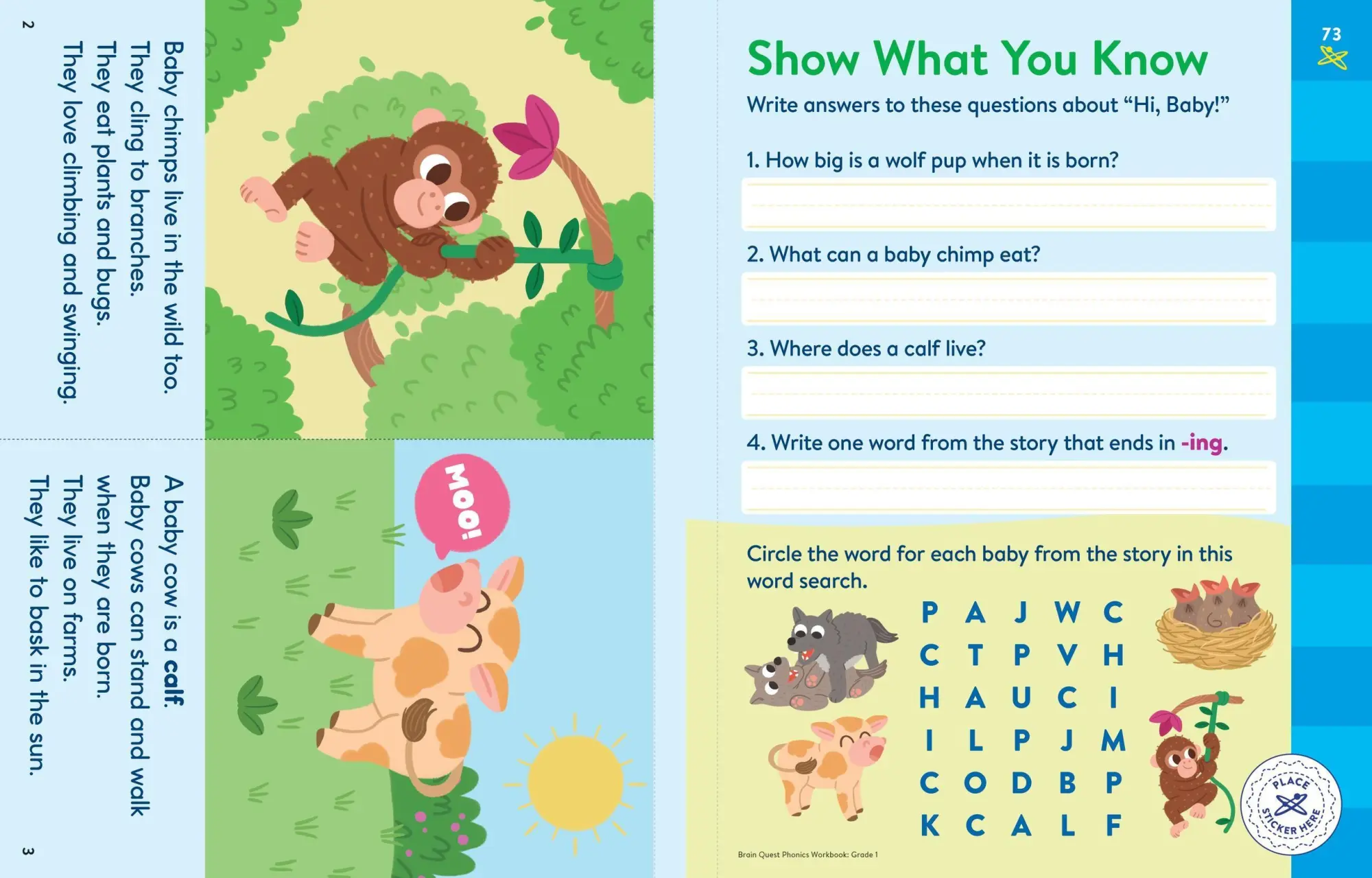Bild: 9781523527908 | Brain Quest Phonics Workbook: Grade 1 | Workman Publishing | Buch