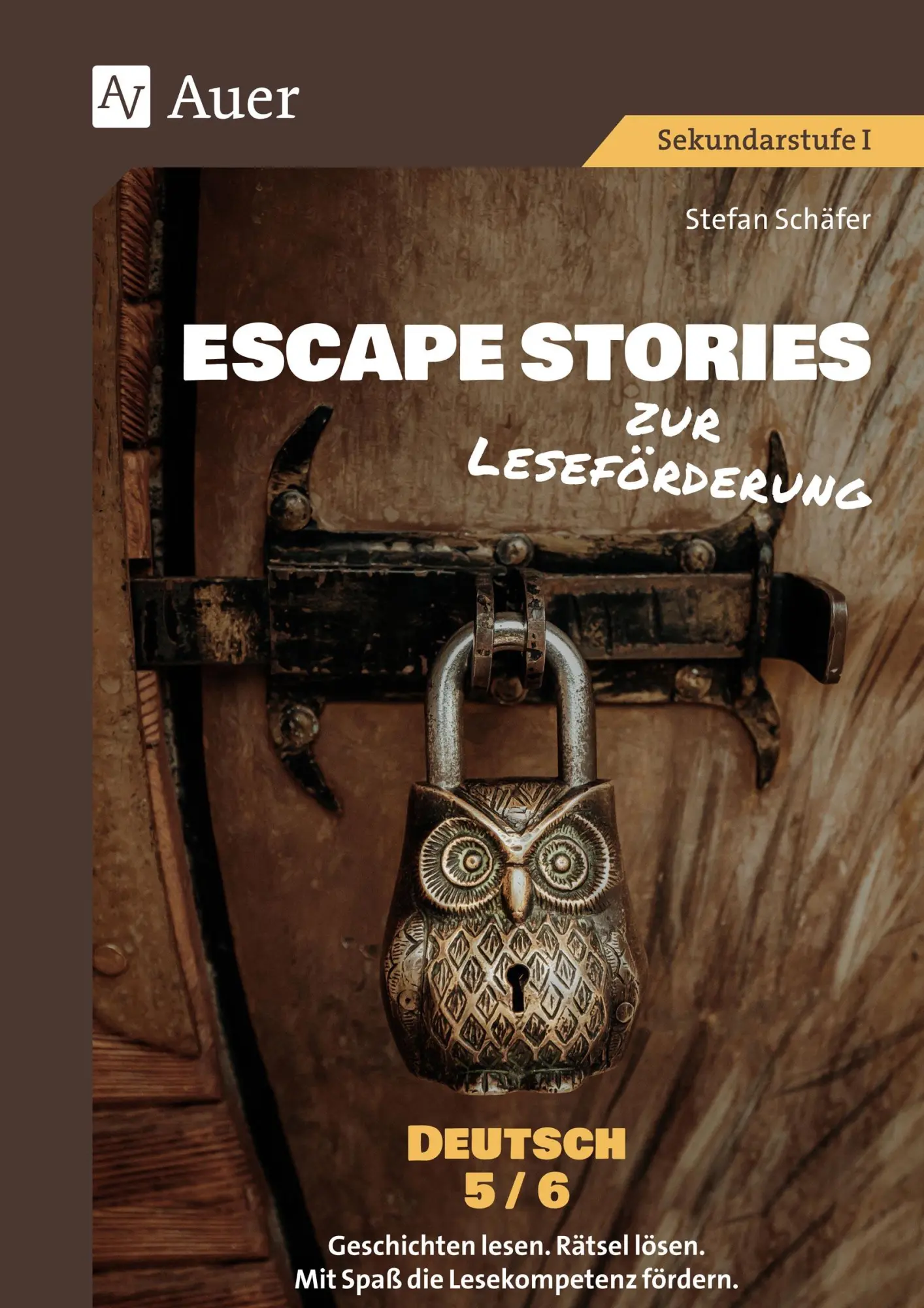 Cover: 9783403087908 | Escape Stories zur Leseförderung Deutsch 5-6 | Stefan Schäfer | 88 S.