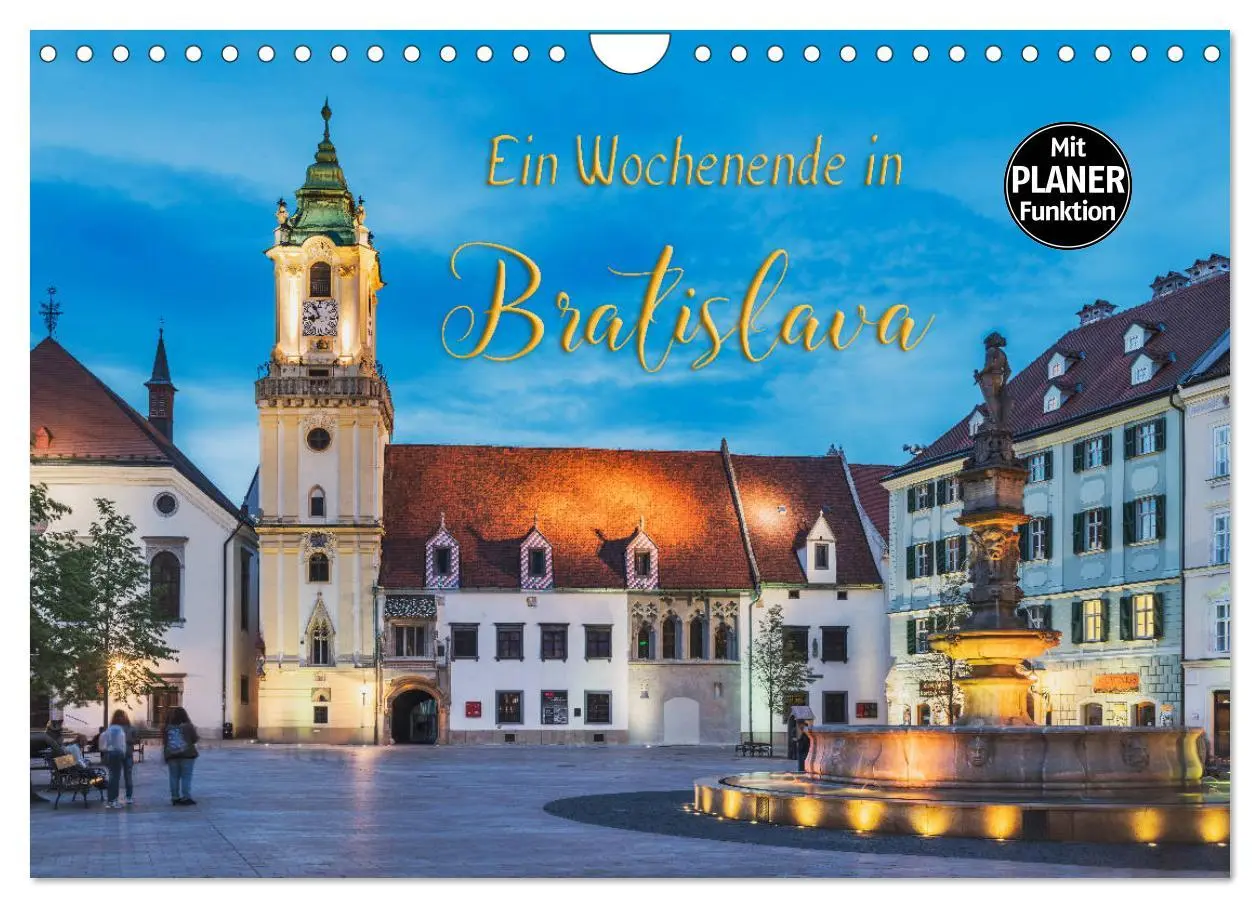 Cover: 9783457857908 | Ein Wochenende in Bratislava (Wandkalender 2026 DIN A4 quer),...