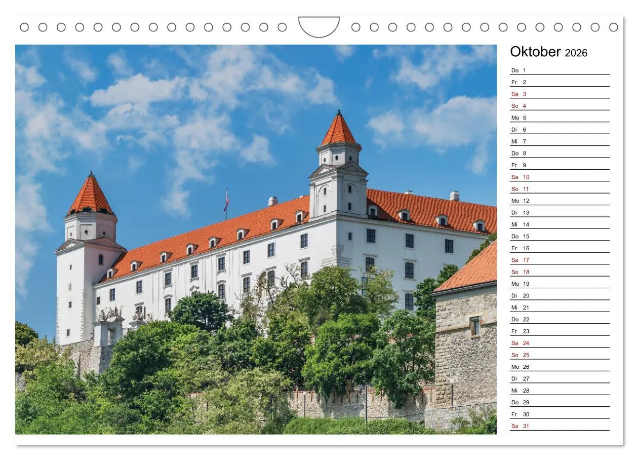 Bild: 9783457857908 | Ein Wochenende in Bratislava (Wandkalender 2026 DIN A4 quer),...