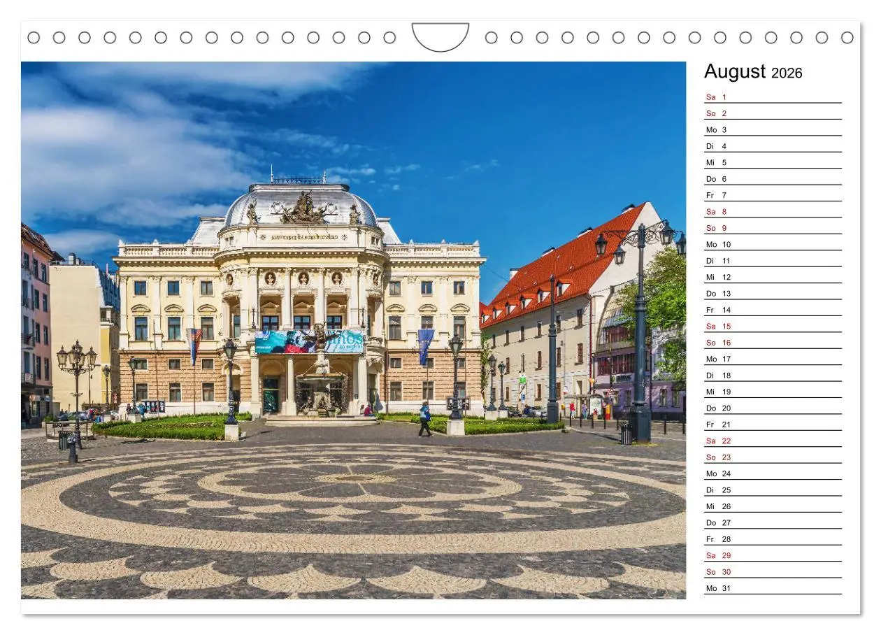 Bild: 9783457857908 | Ein Wochenende in Bratislava (Wandkalender 2026 DIN A4 quer),...