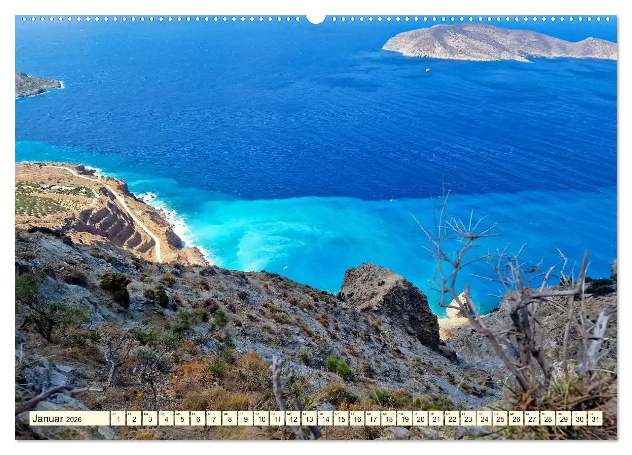 Bild: 9783516707908 | Gründe für Urlaub auf Kreta (Wandkalender 2026 DIN A2 quer),...