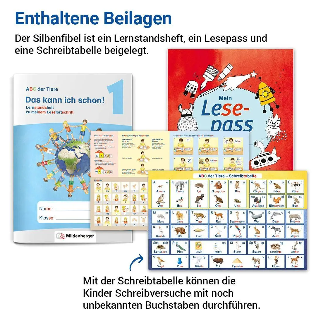 Bild: 9783619147908 | ABC der Tiere 1 Neubearbeitung - Die Silbenfibel® | Klaus Kuhn (u. a.)