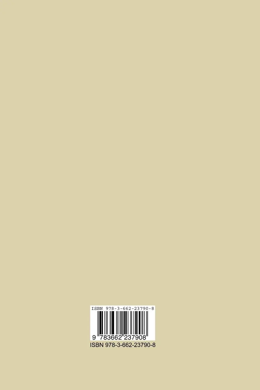 Rückseite: 9783662237908 | Elektrische Kontakte / Electric Contacts Handbook | Holm (u. a.)