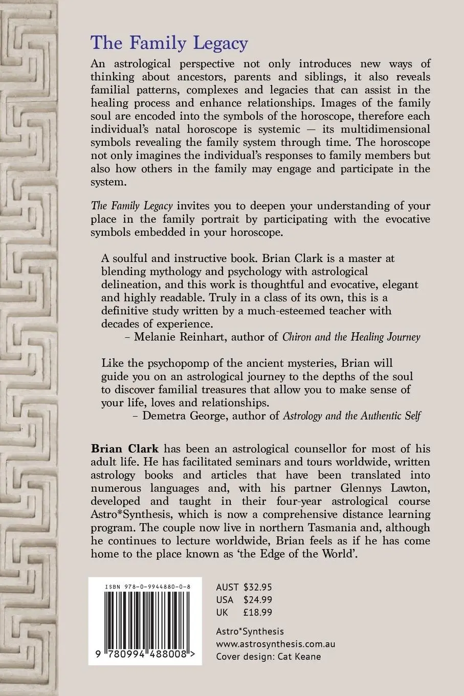 Rückseite: 9780994488008 | The Family Legacy | Brian Clark | Taschenbuch | Englisch | 2016