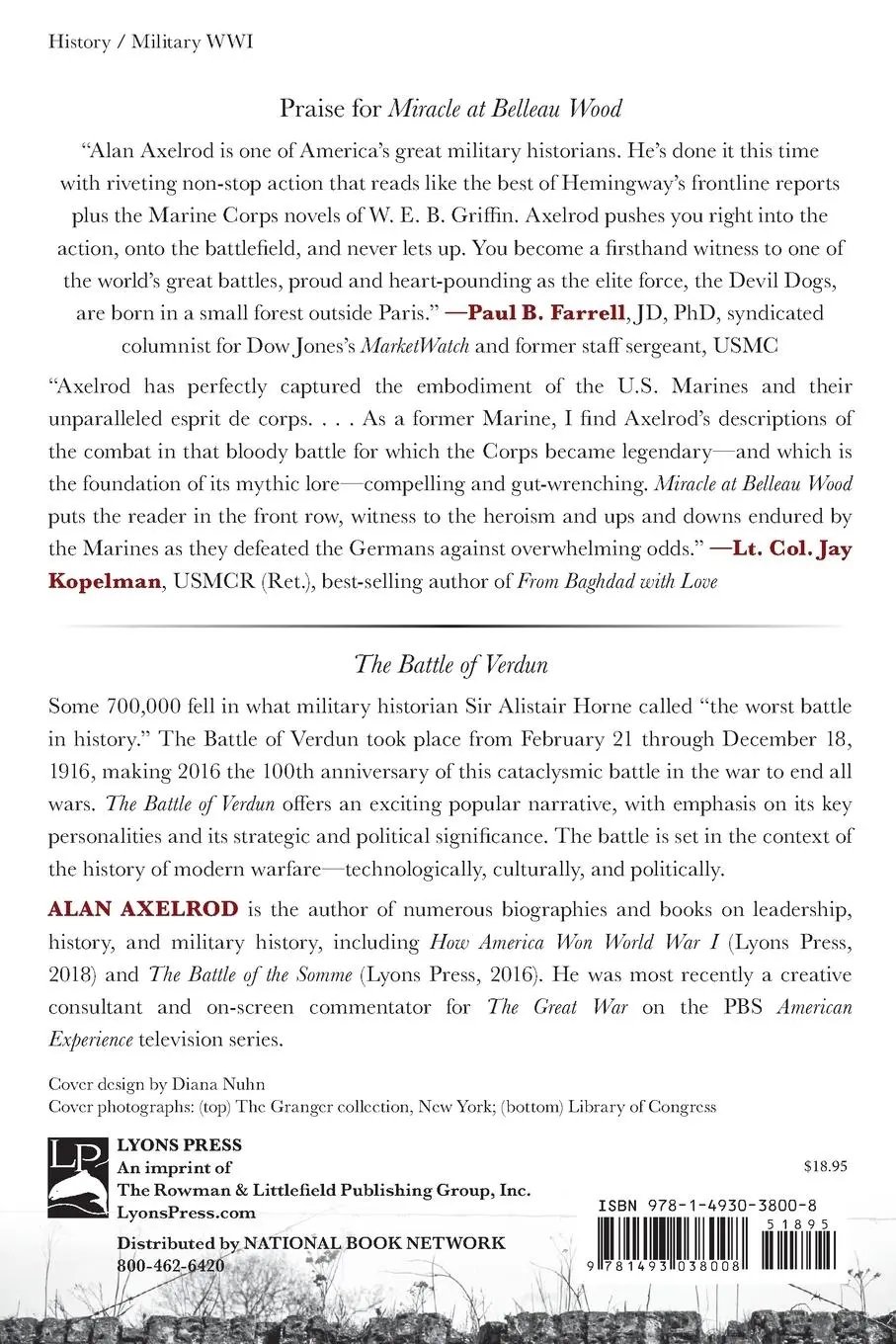 Rückseite: 9781493038008 | The Battle of Verdun | Alan Axelrod | Taschenbuch | Englisch | 2018