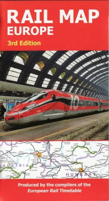 Cover: 9781838408008 | Rail Map Europe | 3rd Edition, 3rd revision with minor amendments