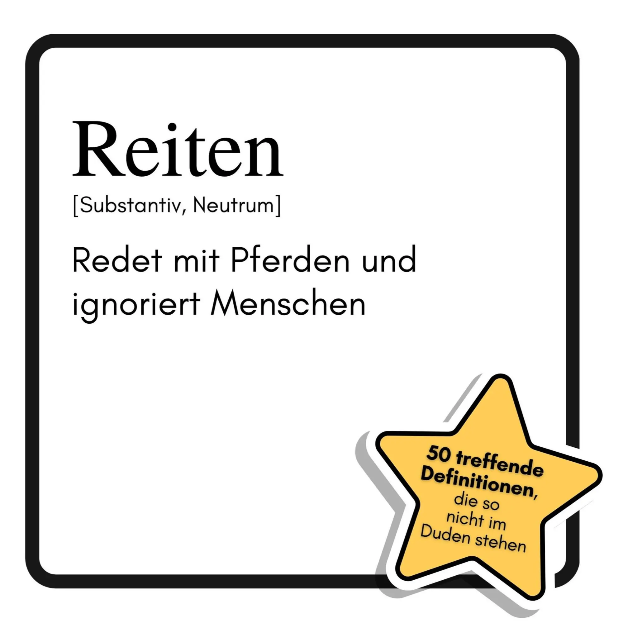 Cover: 9783759178008 | Reiten | Redet mit Pferden und ignoriert Menschen | Ella Friedrich