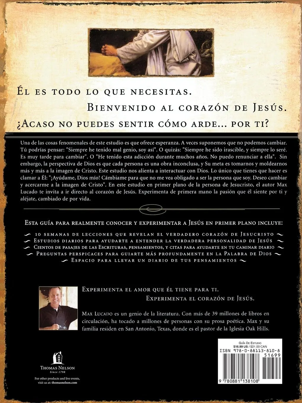 Rückseite: 9780881138108 | Experimente El Corazon de Jesus | Max Lucado (u. a.) | Taschenbuch