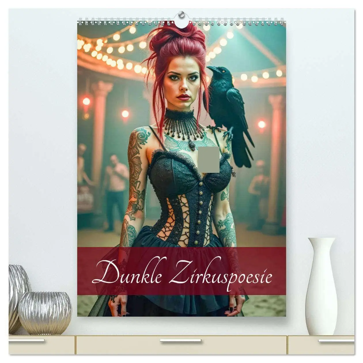 Cover: 9783457288108 | Dunkle Zirkuspoesie (hochwertiger Premium Wandkalender 2026 DIN A2...
