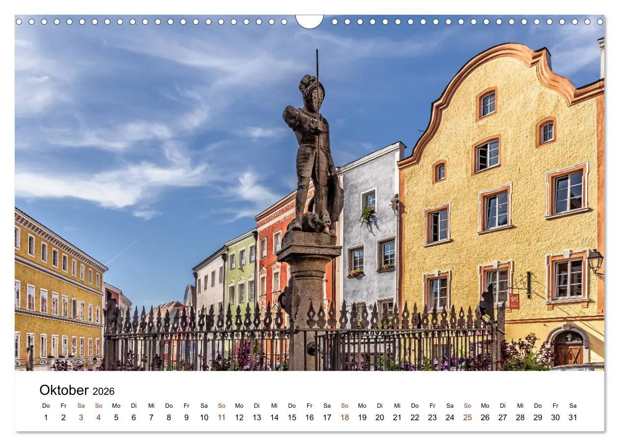 Bild: 9783457808108 | Sonniges Schärding, Barockstadt am Inn (Wandkalender 2026 DIN A3...