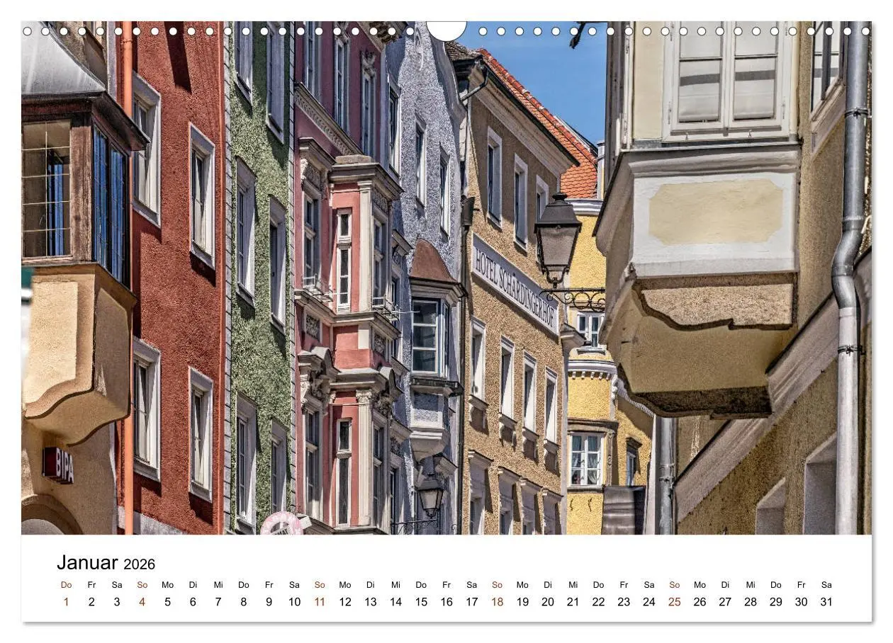 Bild: 9783457808108 | Sonniges Schärding, Barockstadt am Inn (Wandkalender 2026 DIN A3...
