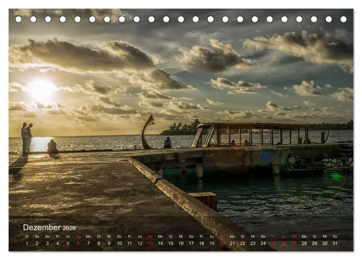 Bild: 9783516068108 | Malediven Impressionen aus dem Paradies (Tischkalender 2026 DIN A5...