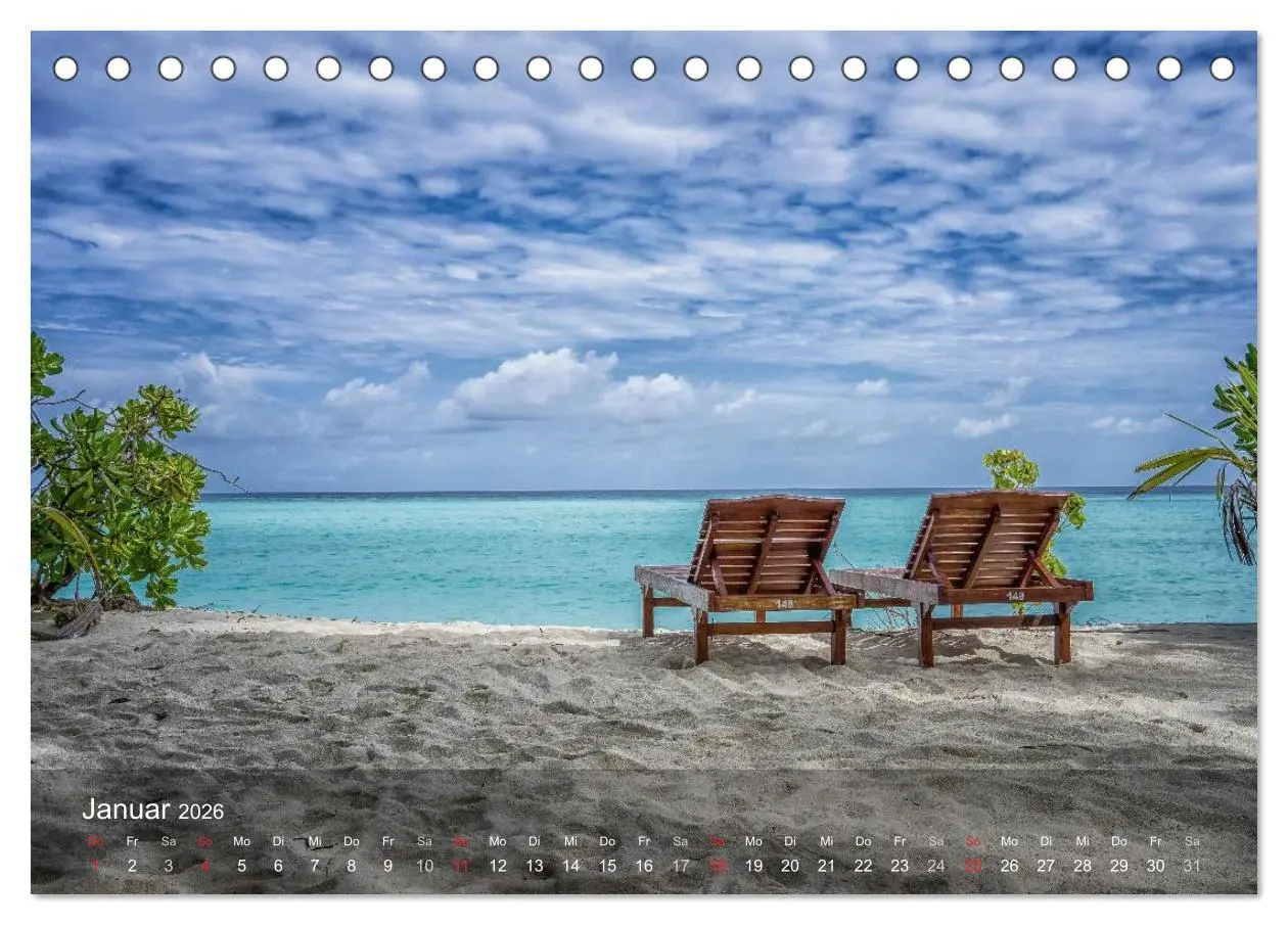 Bild: 9783516068108 | Malediven Impressionen aus dem Paradies (Tischkalender 2026 DIN A5...