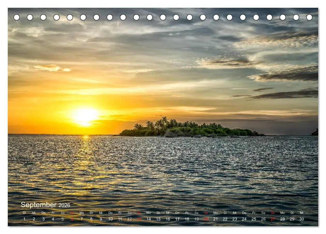 Bild: 9783516068108 | Malediven Impressionen aus dem Paradies (Tischkalender 2026 DIN A5...