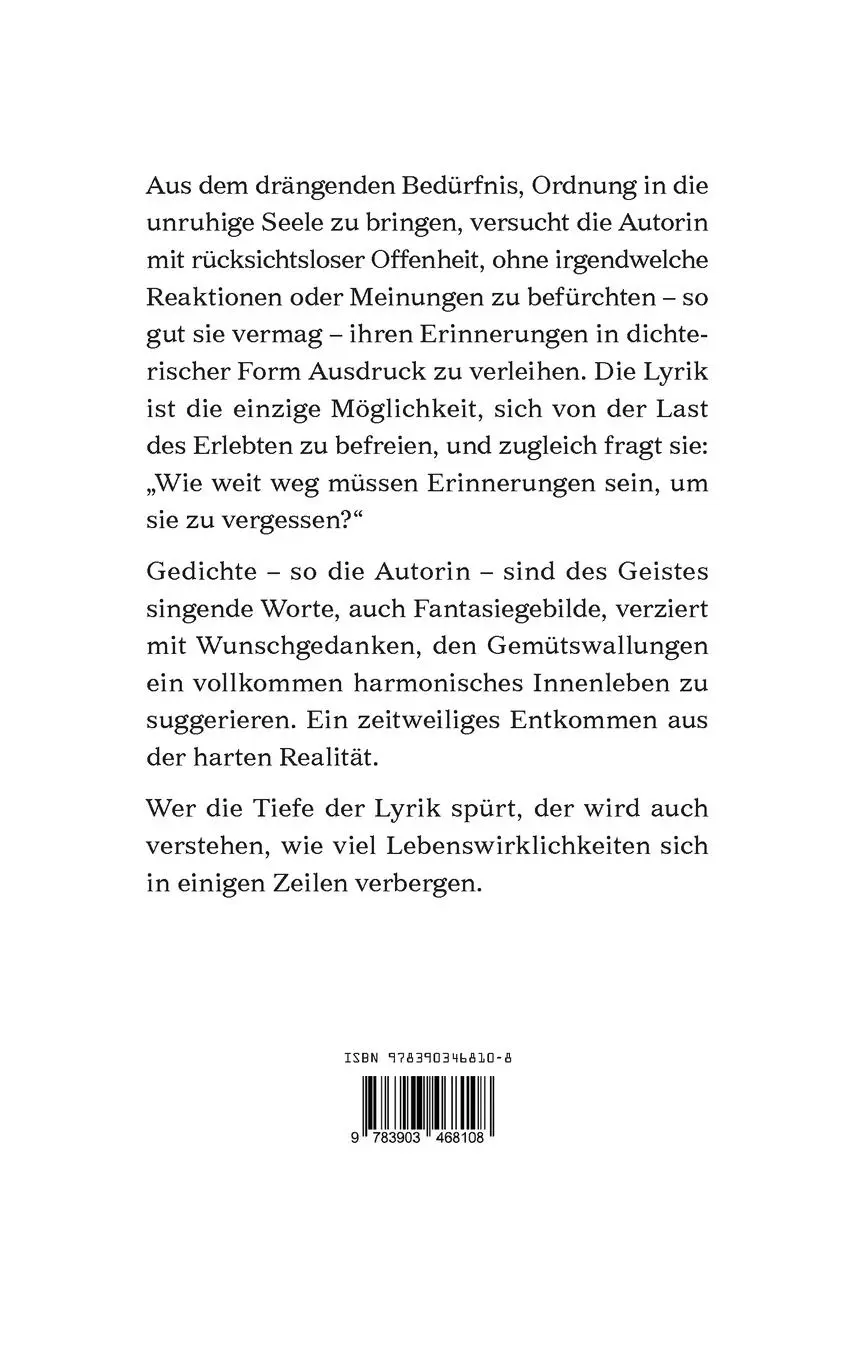 Rückseite: 9783903468108 | Echos der Erinnerungen | Petruta Ritter | Taschenbuch | 334 S. | 2023