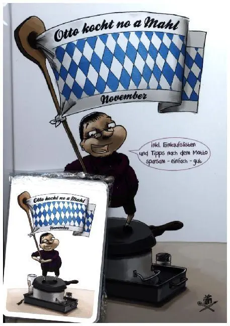 Otto kocht no a Mahl November, m. 1 Übersichtskte.