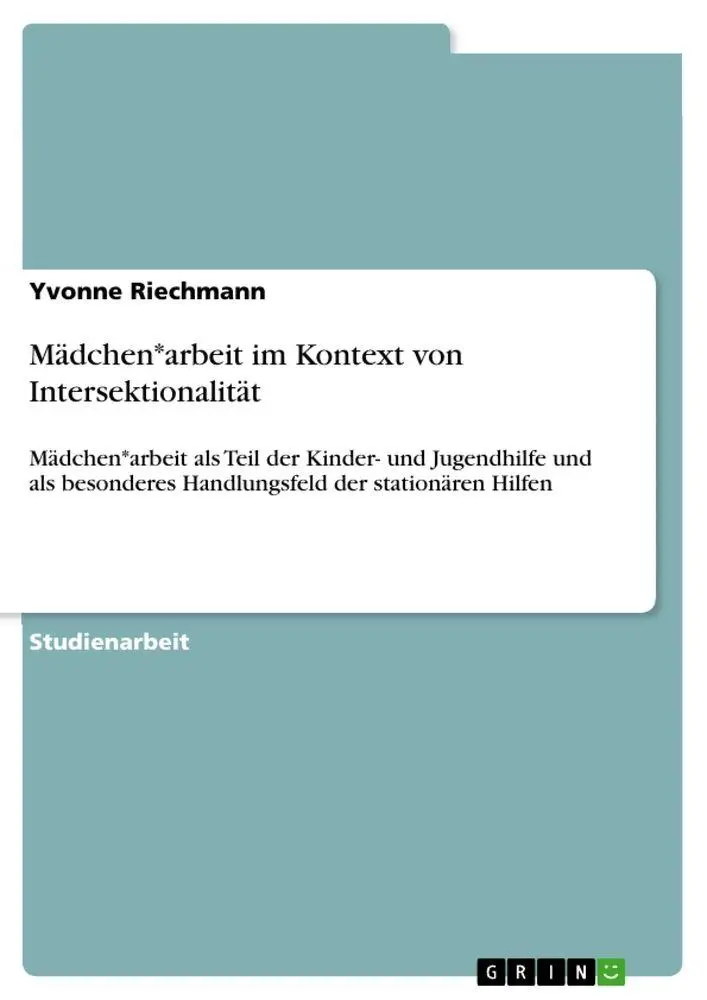 Cover: 9783389038208 | Mädchen*arbeit im Kontext von Intersektionalität | Yvonne Riechmann
