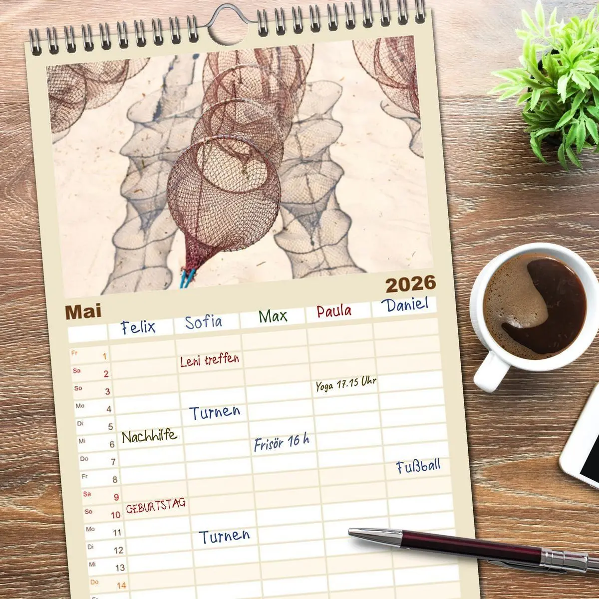 Bild: 9783516508208 | Familienplaner 2026 - Usedom - ein Traumreiseziel mit 5 Spalten...