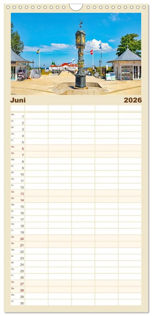 Bild: 9783516508208 | Familienplaner 2026 - Usedom - ein Traumreiseziel mit 5 Spalten...