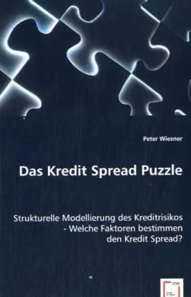 Cover: 9783639058208 | Das Kredit Spread Puzzle | Peter Wiesner | Taschenbuch | Deutsch