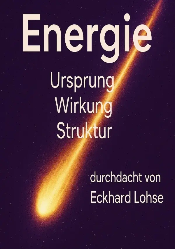 Cover: 9783819788208 | Energie | Ursprung Wirkung Struktur. DE | Eckhard Lohse | Taschenbuch
