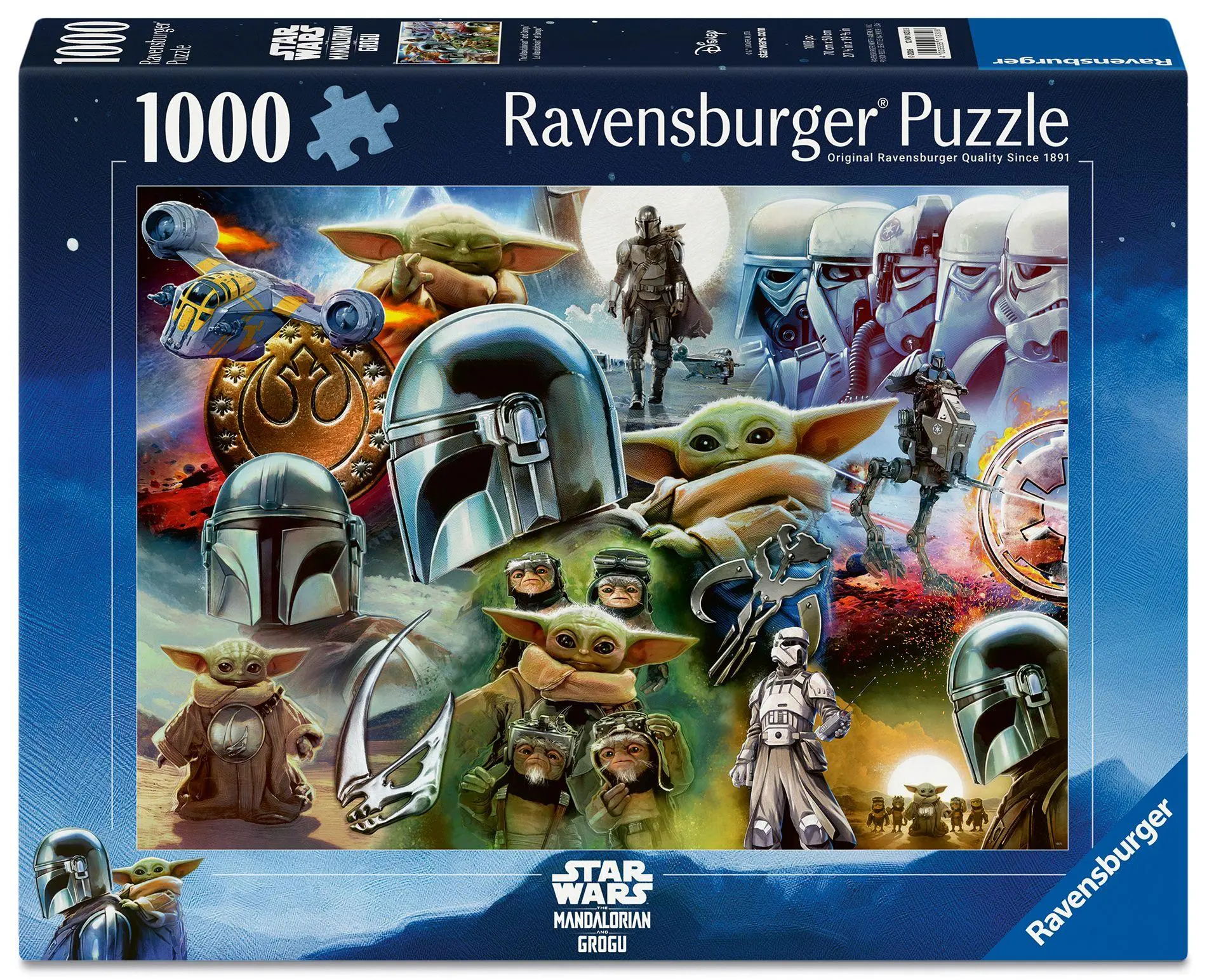 Cover: 4005555018308 | Erwachsenenpuzzle 1000 Teile - The Mandalorian and Grogu | Spiel