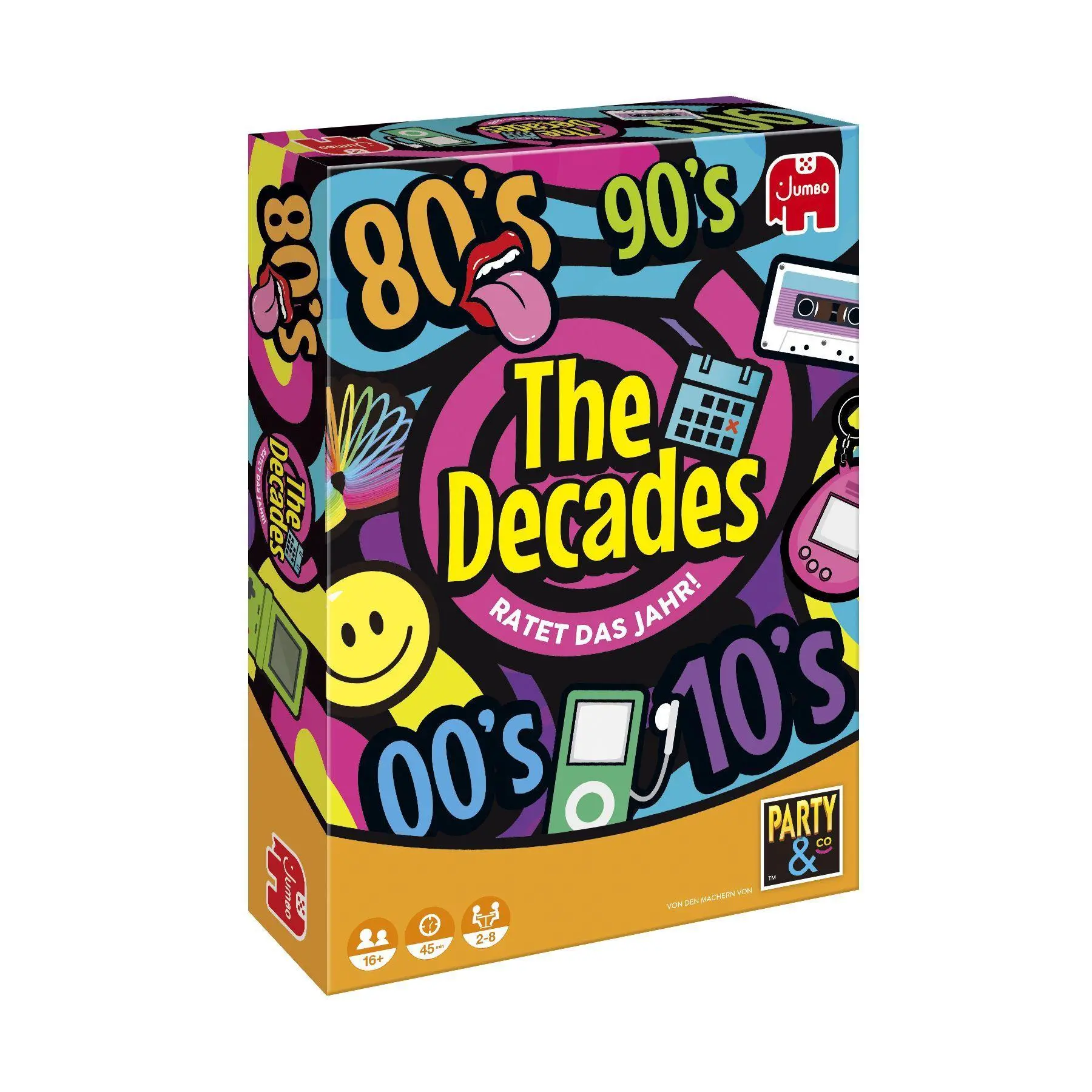 Cover: 8710126198308 | The Decades | Spiel | 19830 | Deutsch | 2022 | Jumbo Spiele GmbH