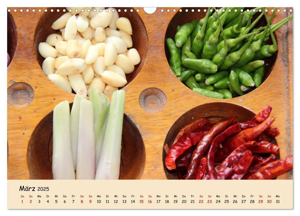 Bild: 9783383848308 | thailändische Küche (Wandkalender 2025 DIN A3 quer), CALVENDO...