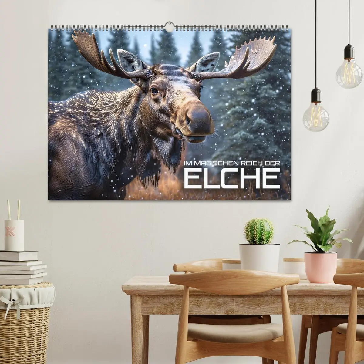 Bild: 9783457408308 | Im magischen Reich der Elche (Wandkalender 2026 DIN A2 quer),...
